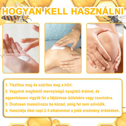 ArthroEase™ Méhméreg ízületi terápiás krém 🐝(kifejezetten idősebb felnőttek számára és az AAOS ajánlja) x