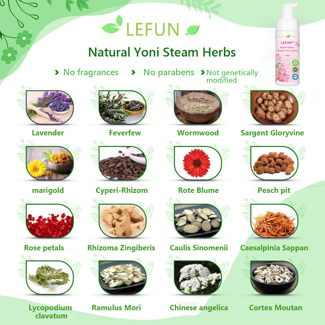 LEFUN™🎶 Steam Detox Mousse nőknek (Hormonegyensúly, nőgyógyászati betegségek és elhízás esetén)