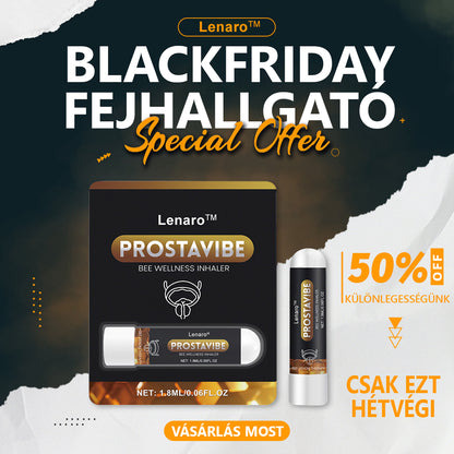 Mondjon búcsút a prosztatával kapcsolatos kellemetlenségeknek🛡️ Lenaro™ ProstaVibe Honey Delay Inhaler💪