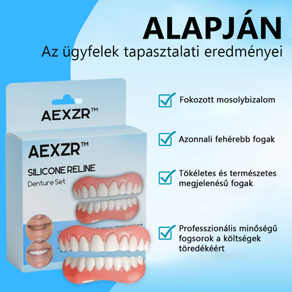 🍀🍀Utolsó nap 80% kedvezmény🐝AEXZR™ Szilikon reline műfogsor készlet x