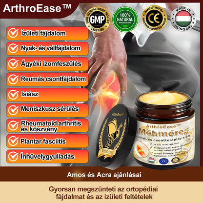 ArthroEase™ Méhméreg ízületi terápiás krém 🐝(kifejezetten idősebb felnőttek számára és az AAOS ajánlja) x