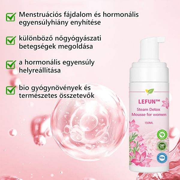 LEFUN™ Steam Detox Mousse nőknek (Hormonegyensúly, nőgyógyászati betegségek és elhízás esetén) x💖💖