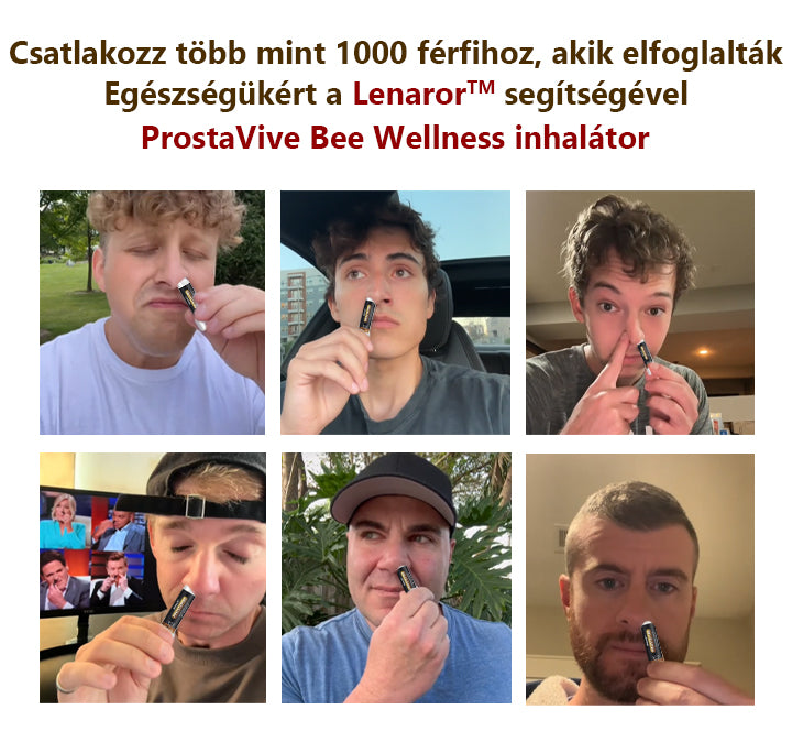 Mondjon búcsút a prosztatával kapcsolatos kellemetlenségeknek🛡️ Lenaro™ ProstaVibe Honey Delay Inhaler💪